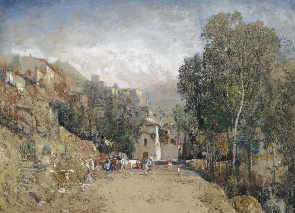 Camarda  by Robert Russ - Hand-Painted Oil Painting Reproduction
