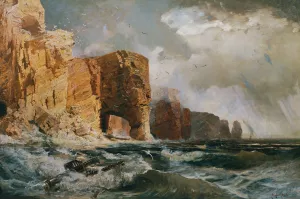 Helgoland Oil painting by Robert Russ