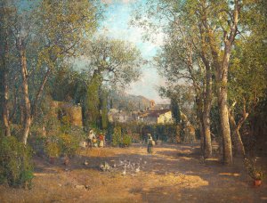 Partie aus dem Val Lagarina by Robert Russ Oil Painting