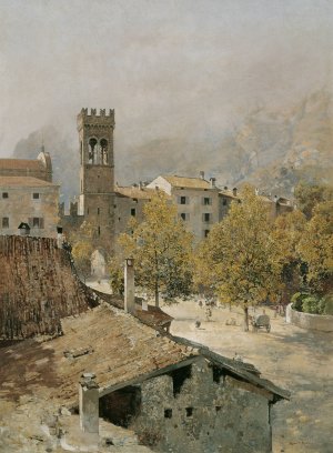 Porta San Michele in Riva by Robert Russ Oil Painting