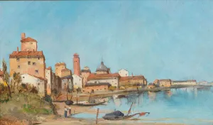 San Giovanni Venezia by Robert Russ Oil Painting