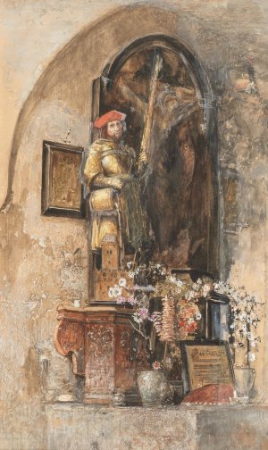 Studie eines Altars by Robert Russ Oil Painting