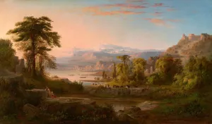 A Dream of Italy by Robert S. Duncanson Oil Painting