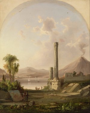 Pompeii by Robert S. Duncanson Oil Painting