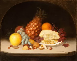 Still Life by Robert S. Duncanson Oil Painting