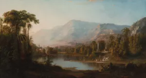 Vale of Kashmir by Robert S. Duncanson Oil Painting
