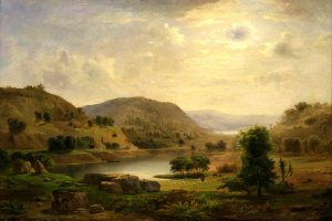 Valley Pasture by Robert S. Duncanson Oil Painting
