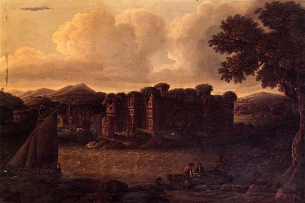 Main Product Photo of Dansboro Castle, Northumberland Painting by Robert Salmon