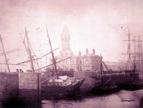 Main Product Photo of Georges Dock Painting by Robert Salmon