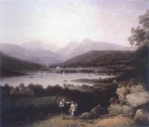 Langdale Pike by Robert Salmon Oil Painting