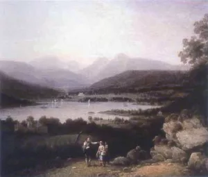 Langdale Pike Oil painting by Robert Salmon