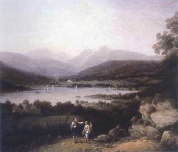 Main Product Photo of Langdale Pike Painting by Robert Salmon