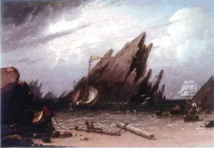 The Needles Oil painting by Robert Salmon