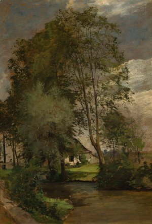 Countryside landscape by Robert Sliwinski Oil Painting