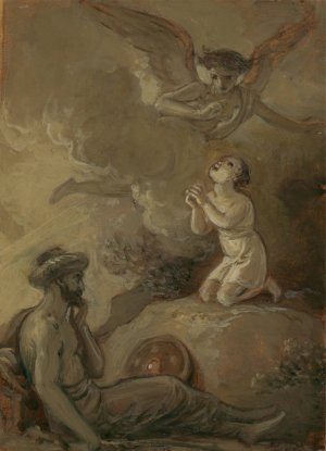 Scenes from an Eastern Romance (Arabian Nights) by Robert Smirke Oil Painting