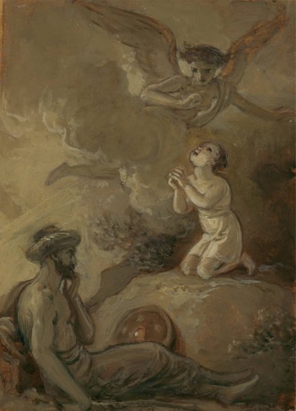 Scenes from an Eastern Romance (Arabian Nights) by Robert Smirke - Hand-Painted Oil Painting Reproduction