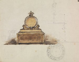 Study for a Piece of Furniture by Robert Smirke Oil Painting
