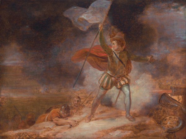 The Seven Ages of Man- The Soldier, 'As You Like It,'II, vii  by Robert Smirke - Hand-Painted Oil Painting Reproduction