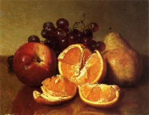 Still Life of Fruit by Robert Spear Dunning Oil Painting
