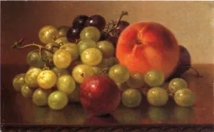 Tabletop Stil Life by Robert Spear Dunning Oil Painting