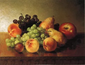 Tabletop with Fruit by Robert Spear Dunning - Oil Painting Reproduction