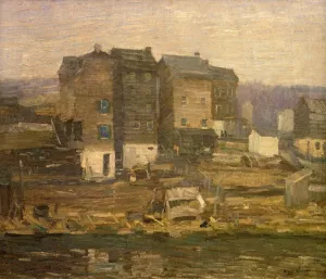 A Gray Day by Robert Spencer - Oil Painting Reproduction