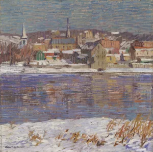 Across the Delaware by Robert Spencer Oil Painting