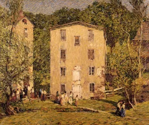 Five O'Clock, June painting by Robert Spencer