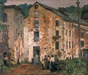 Grey Mills by Robert Spencer Oil Painting