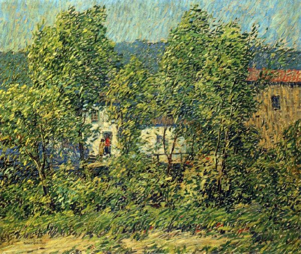 Main Product Photo of May Breezes Painting by Robert Spencer