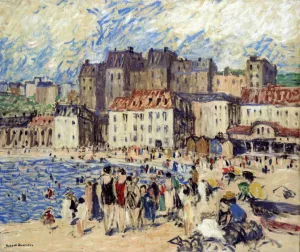Riviera Beach by Robert Spencer Oil Painting