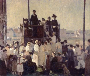 The Evangelist by Robert Spencer Oil Painting