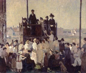 The Evangelist Oil painting by Robert Spencer