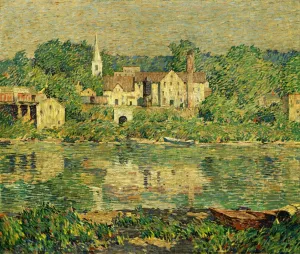 The Green River by Robert Spencer - Oil Painting Reproduction