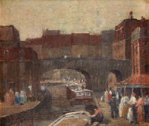 The Old City by Robert Spencer Oil Painting