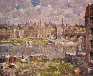 The Other Shore by Robert Spencer Oil Painting