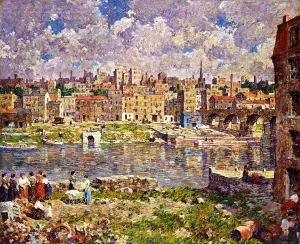The Other Shore Oil Painting by Robert Spencer - Bestsellers