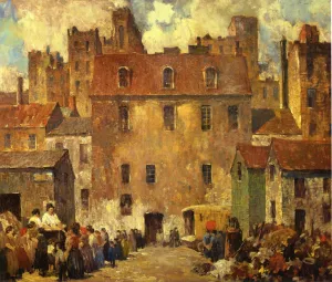 The Rag Pickers by Robert Spencer Oil Painting