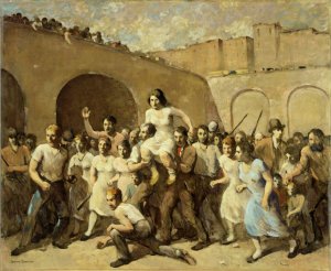 The Seed of Revolution by Robert Spencer Oil Painting