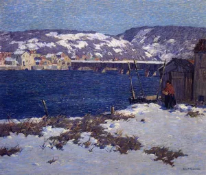 The Two Shores Oil painting by Robert Spencer