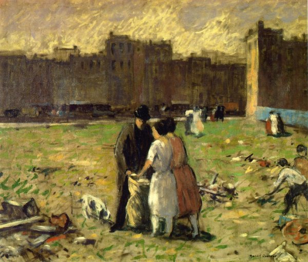 Main Product Photo of Vacant Lot Painting by Robert Spencer