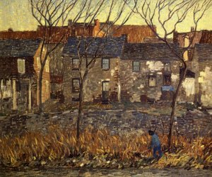 Waterloo Row by Robert Spencer Oil Painting