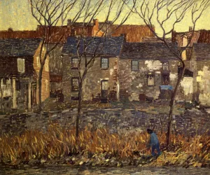 Waterloo Row by Robert Spencer Oil Painting