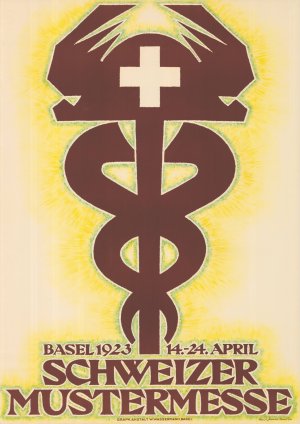Schweizer Mustermesse, Basel 1923, 14.-24. April by Robert Stocklin Oil Painting