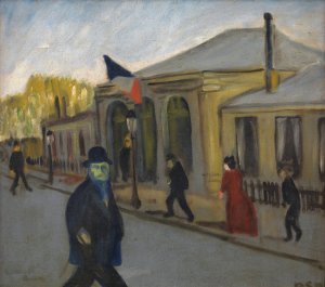 La Morgue by Robert Storm Petersen Oil Painting