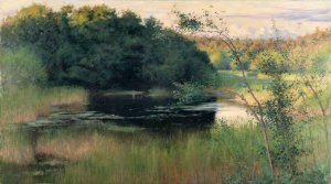 Summer Evening by Robert Thegerstrom Oil Painting