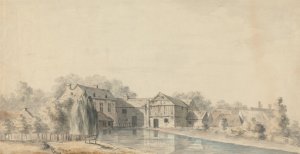 The Paper Mill at Rickmansworth by Robert Udney Oil Painting