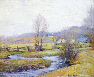 Early Spring, Pleasant Valley, Connecticut by Robert Vonnoh Oil Painting