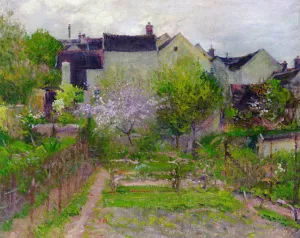 Grez-sur-Loing by Robert Vonnoh Grez-sur-Loing by Robert Vonnoh Oil Painting
