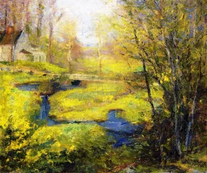 Springtime painting by Robert Vonnoh